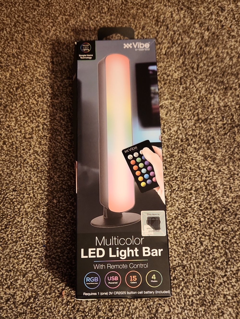 NIB Vibe Essential - Multicolor LED Light Bar With Remote Control